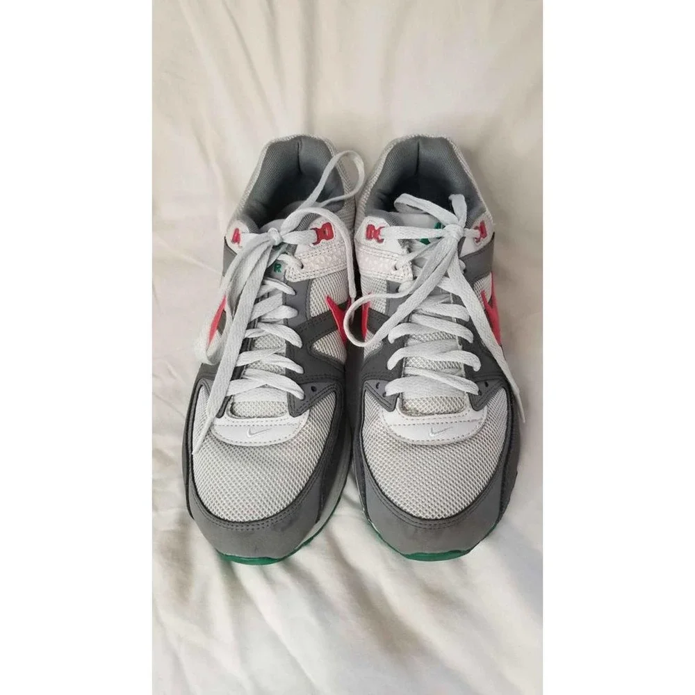 Nike Airmax Air Command Pure platinum Gym Red White Classic Tennis Shoe Size 8.5 - Picture 1 of 10